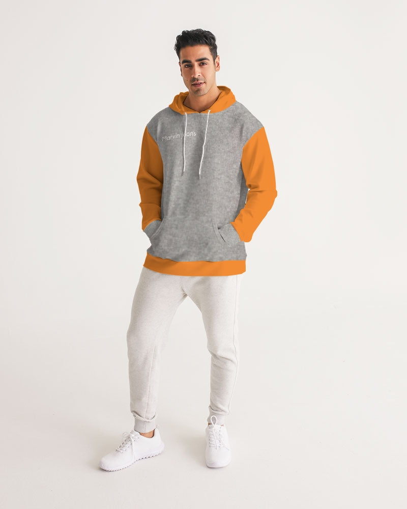 Cool grey orange by Marvin Jeans and Trinity D Marvin Men's Hoodie