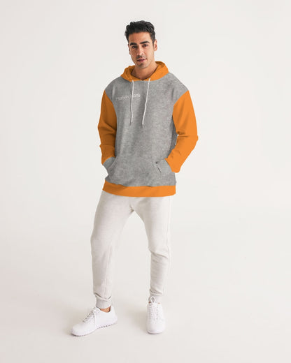 Cool grey orange by Marvin Jeans and Trinity D Marvin Men's Hoodie
