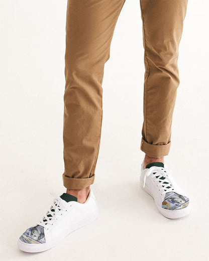 100 billion by Marvin Jeans and Trinity D Marvin Men's Faux-Leather Sneaker