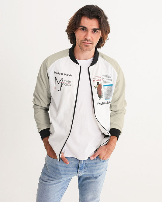 Gospel message BY MARVIN JEANS Men's Bomber Jacket