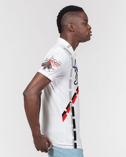 Logo's by Marvin Jeans and Trinity D Marvin Men's Slim Fit Short Sleeve Polo