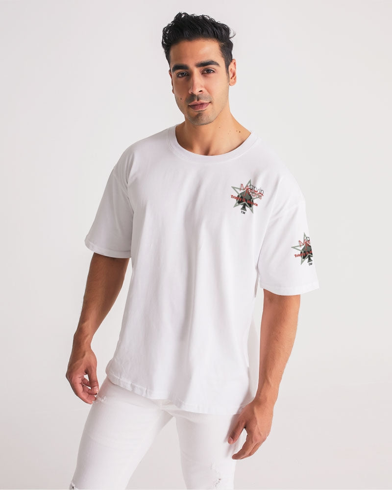All white 3.0 by Marvin Jeans and Trinity D Marvin Men's Premium Heavyweight Tee