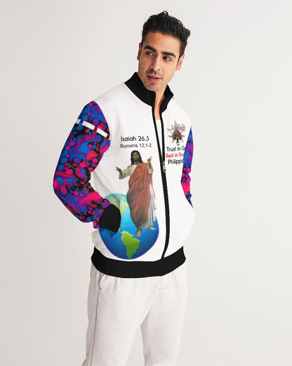 High tide in God we trust by Marvin Jeans and Trinity D Marvin Men's Track Jacket