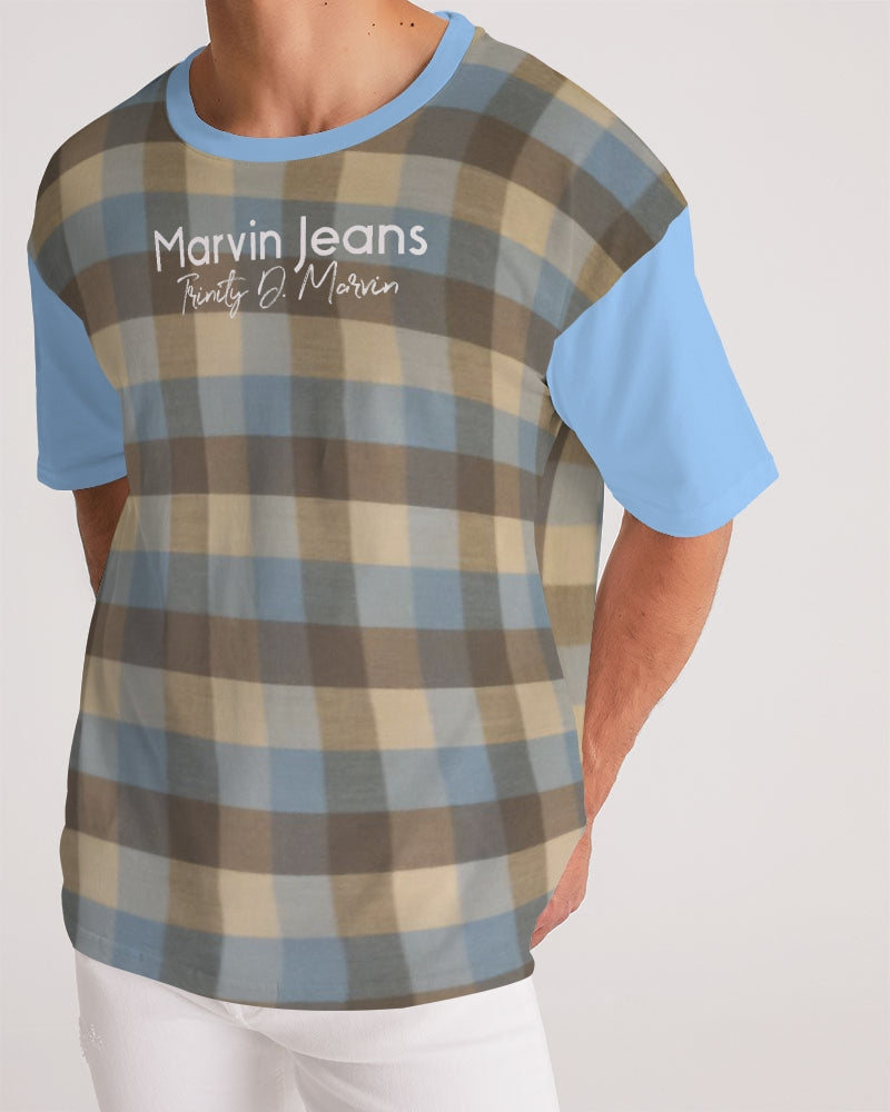 @plaids baby blue Men's Premium Heavyweight Tee