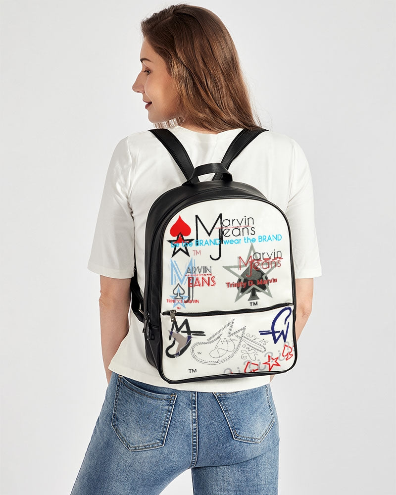 Retro by Trinity D Marvin and Marvin Jeans  Classic Faux Leather Backpack