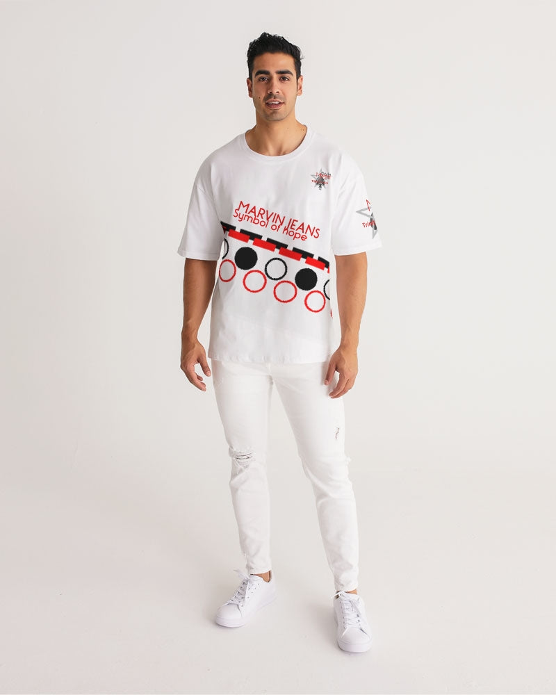 Red and white ACCESSORIES Men's Premium Heavyweight Tee