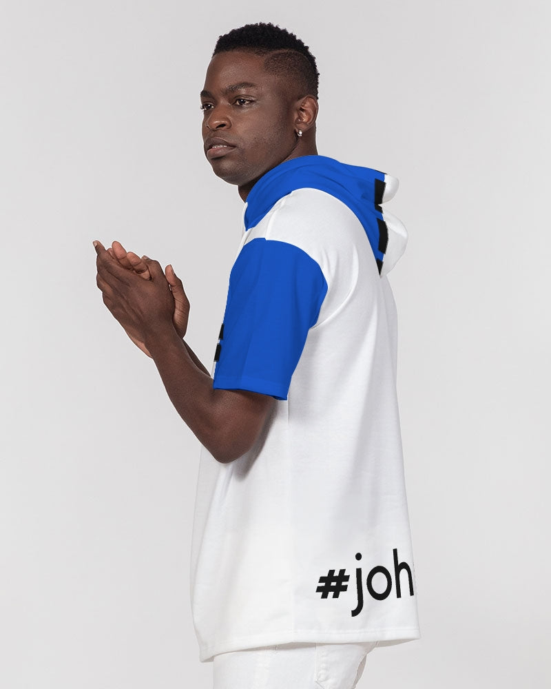 #John 3:16 by Marvin Jeans and Trinity D Marvin Men's Premium Heavyweight Short Sleeve Hoodie