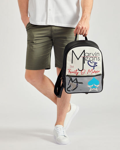 Logo's by Marvin Jeans and Trinity D. Marvin Classic Faux Leather Backpack