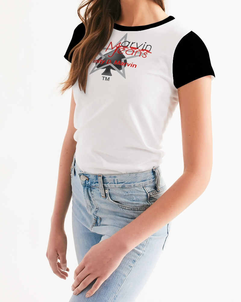 Black Stone by Marvin Jeans and Trinity D.Marvin Women's Tee