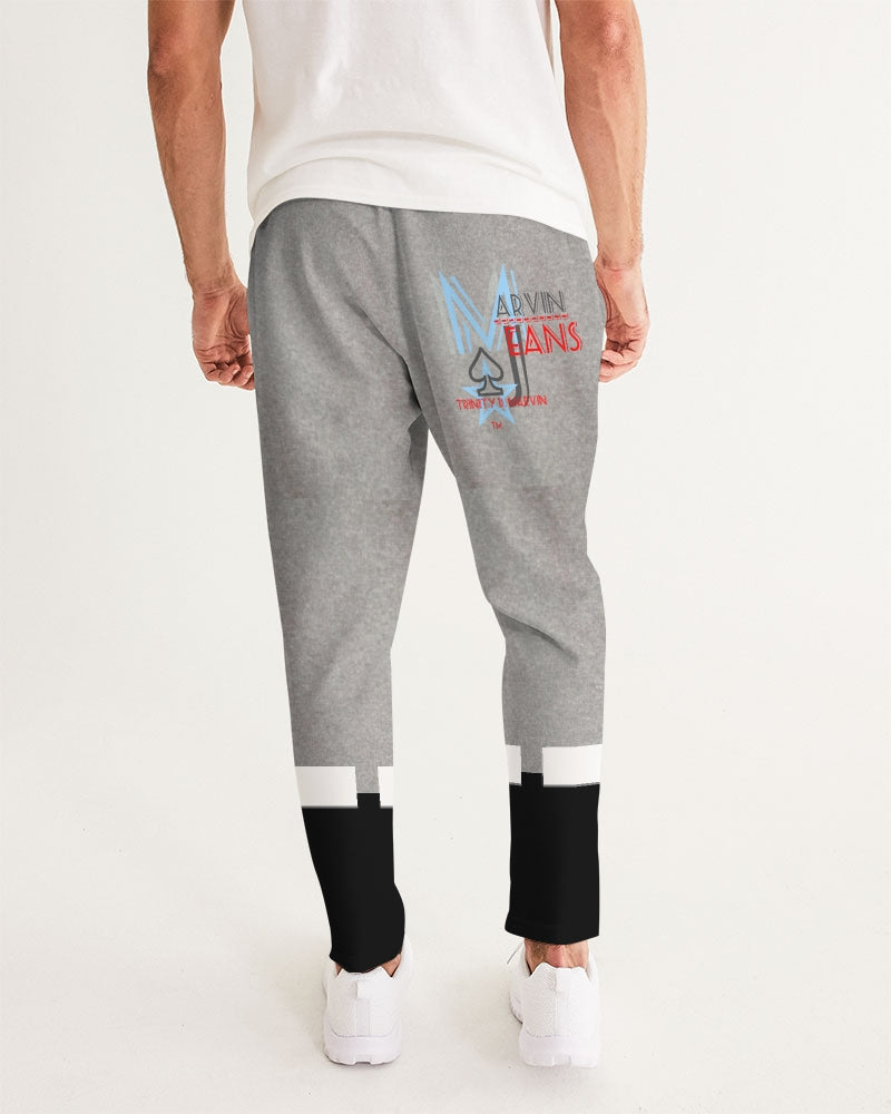 Above greatness cool grey by Trinity D. Marvin and Marvin Jeans  Men's Joggers