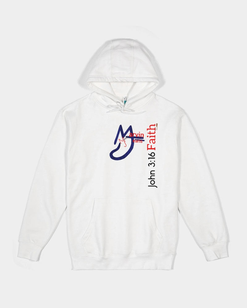 John 3:16 by Marvin Jeans and Trinity D Marvin Unisex Premium Pullover Hoodie | Lane Seven