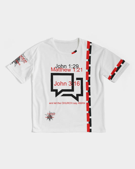 Gospel message victory BY MARVIN JEANS Men's Premium Heavyweight Tee
