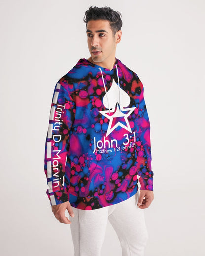 Hight tide John 3:16 by Marvin Jeans and Trinity D Marvin Men's Hoodie