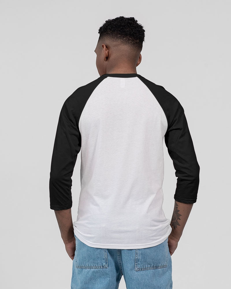 High tide by Marvin Jeans and Trinity D Marvin Unisex Three-Quarter Sleeve Baseball Tee | Bella + Canvas