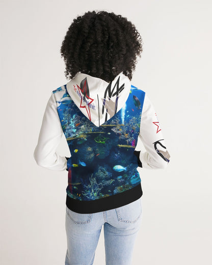 Sea world Two logo's SeaWorld by Marvin Jeans and Trinity D Marvin Women's Hoodie
