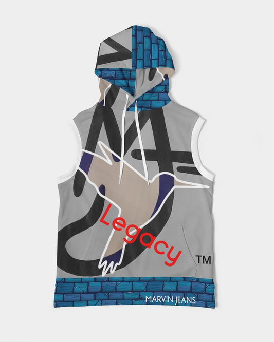 Brick city Legacy by Marvin Jeans Men's Premium Heavyweight Sleeveless Hoodie