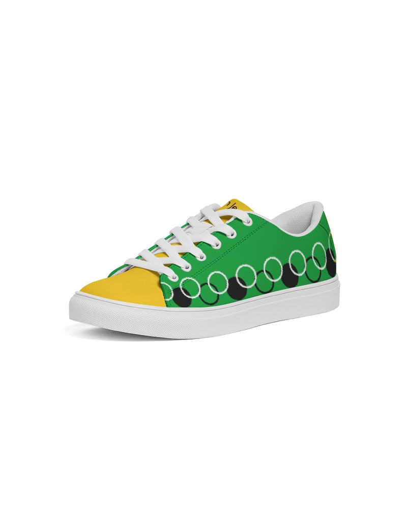 Lemon Lime Green Bay BY MARVIN JEANS Men's Faux-Leather Sneaker