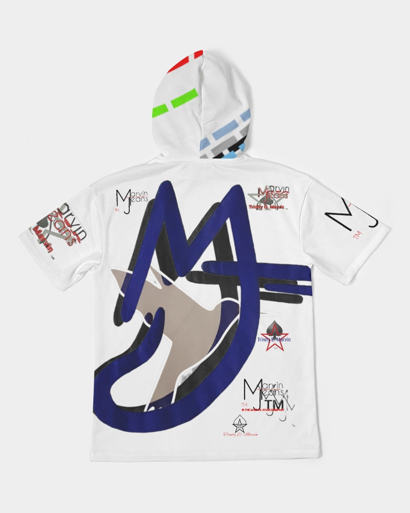 Logo's 2.0 by Marvin Jeans and Trinity D Marvin Men's Premium Heavyweight Short Sleeve Hoodie