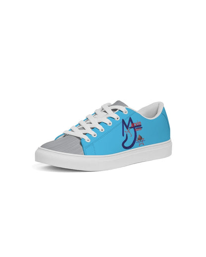 Loud blue mix by Marvin Jeans and Trinity D Marvin Men's Faux-Leather Sneaker