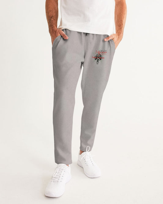Light grey John 3:16 by Marvin Jeans and Trinity D Marvin Men's Joggers