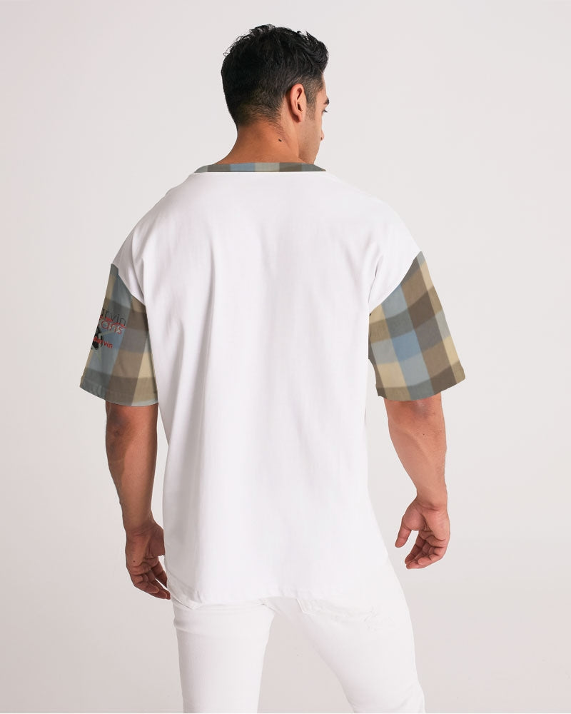 @plaids bear cap Men's Premium Heavyweight Tee