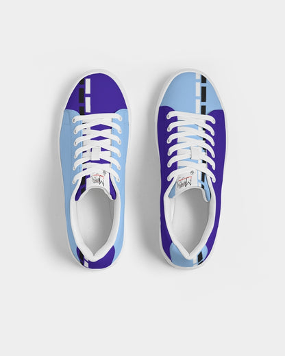 Baby blue mix BY MARVIN JEANS Men's Faux-Leather Sneaker
