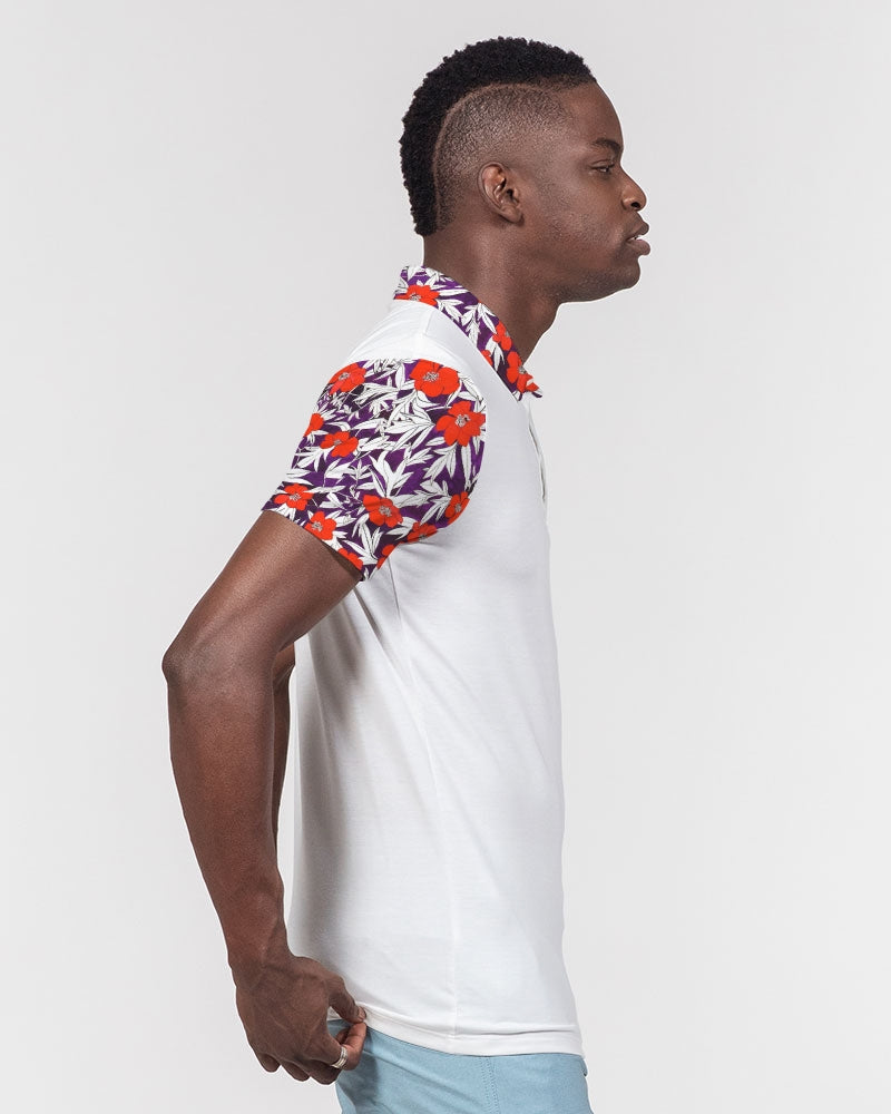 Rose crazy by Marvin JEANS Men's Slim Fit Short Sleeve Polo