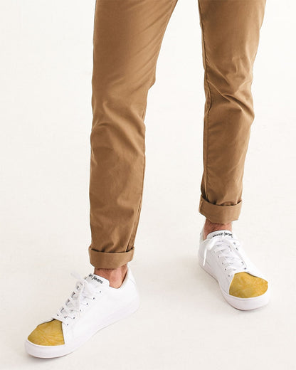 Gator yellow Men's Faux-Leather Sneaker