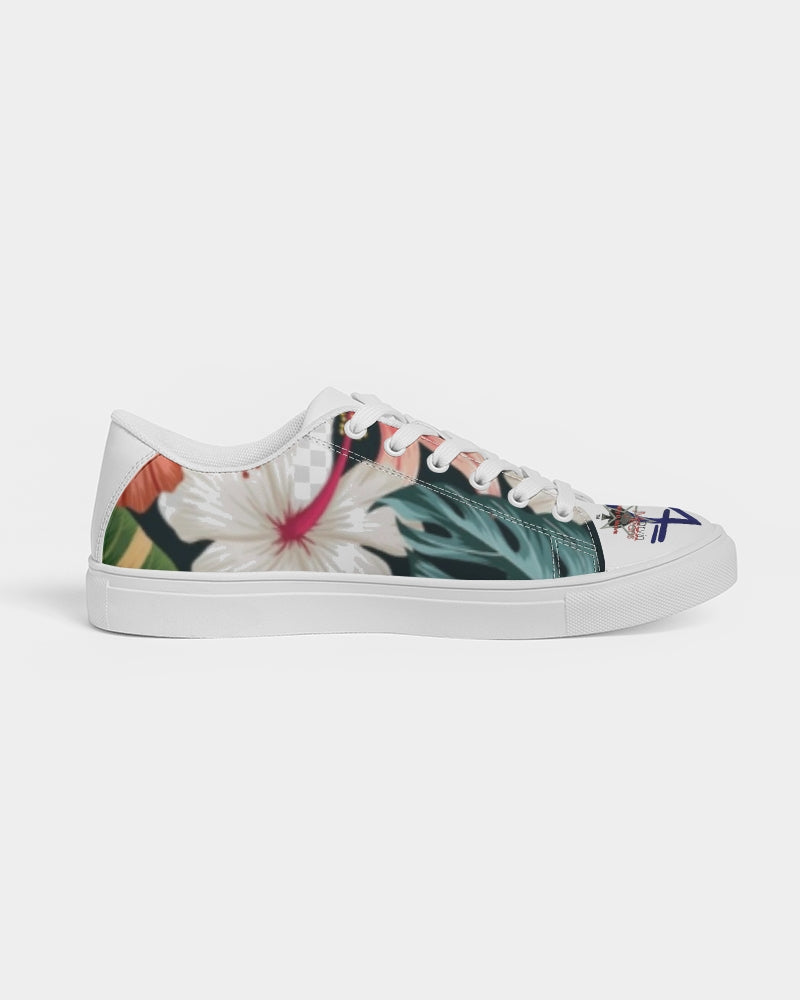 Garden splash by Trinity D. Marvin and Marvin Jeans  Men's Faux-Leather Sneaker