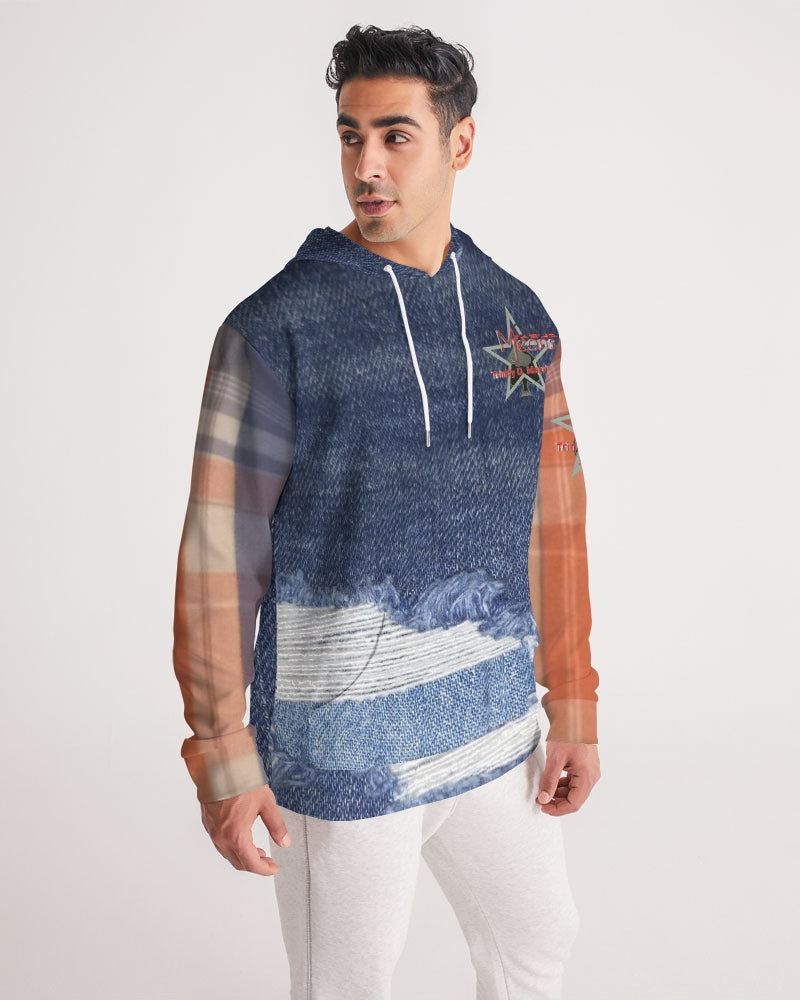 Denim mix by Marvin Jeans and Trinity D Marvin Men's Hoodie