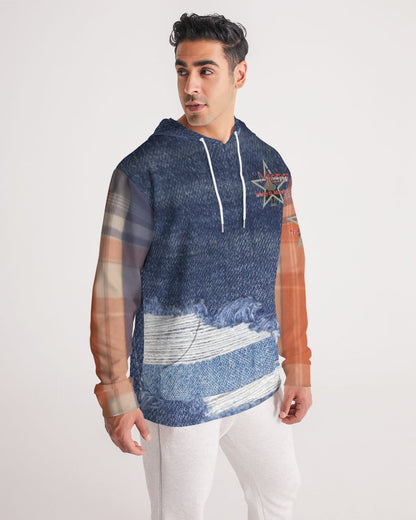 Denim mix by Marvin Jeans and Trinity D Marvin Men's Hoodie