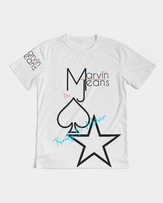 All white  Men's Tee