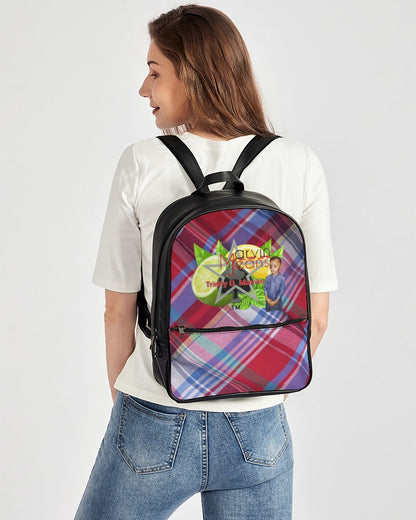 Plaids by Marvin Jeans and Trinity D Marvin Classic Faux Leather Backpack