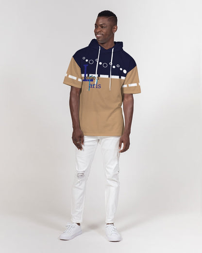 London Paris in da mix by Marvin Jeans and Trinity D Marvin Men's Premium Heavyweight Short Sleeve Hoodie