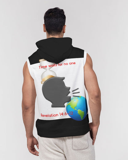 Gospel message BY MARVIN JEANS Men's Premium Heavyweight Sleeveless Hoodie