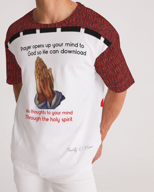 Gator red Gospel message by Trinity D Marvin Men's Premium Heavyweight Tee