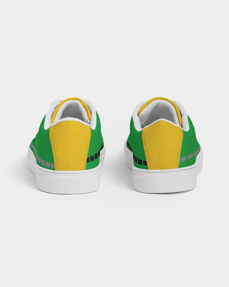 Lemon Lime Green Bay BY MARVIN JEANS Men's Faux-Leather Sneaker