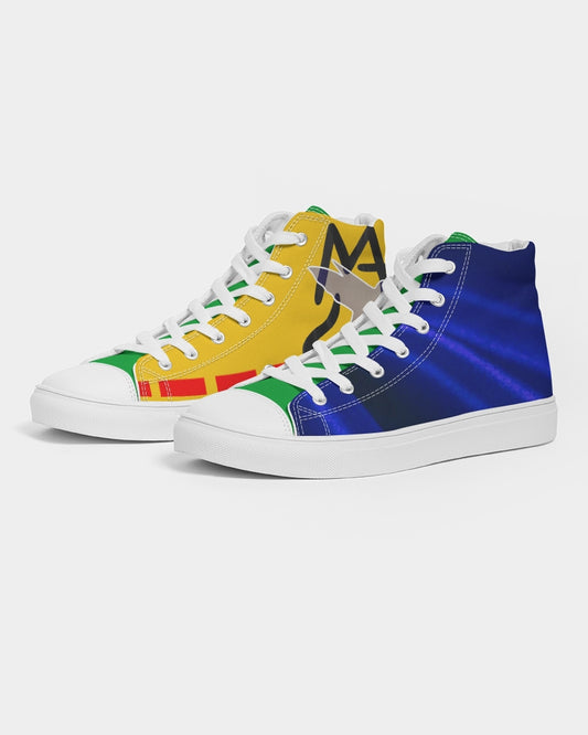 Greater Red  Men's Hightop Canvas Shoe