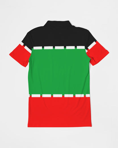 Black holiday by Marvin Jeans and Trinity D Marvin Men's Slim Fit Short Sleeve Polo