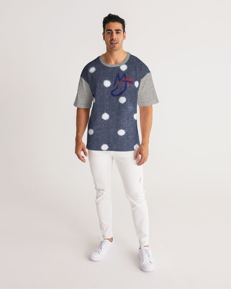 Dots cool grey sleeves  Men's Premium Heavyweight Tee