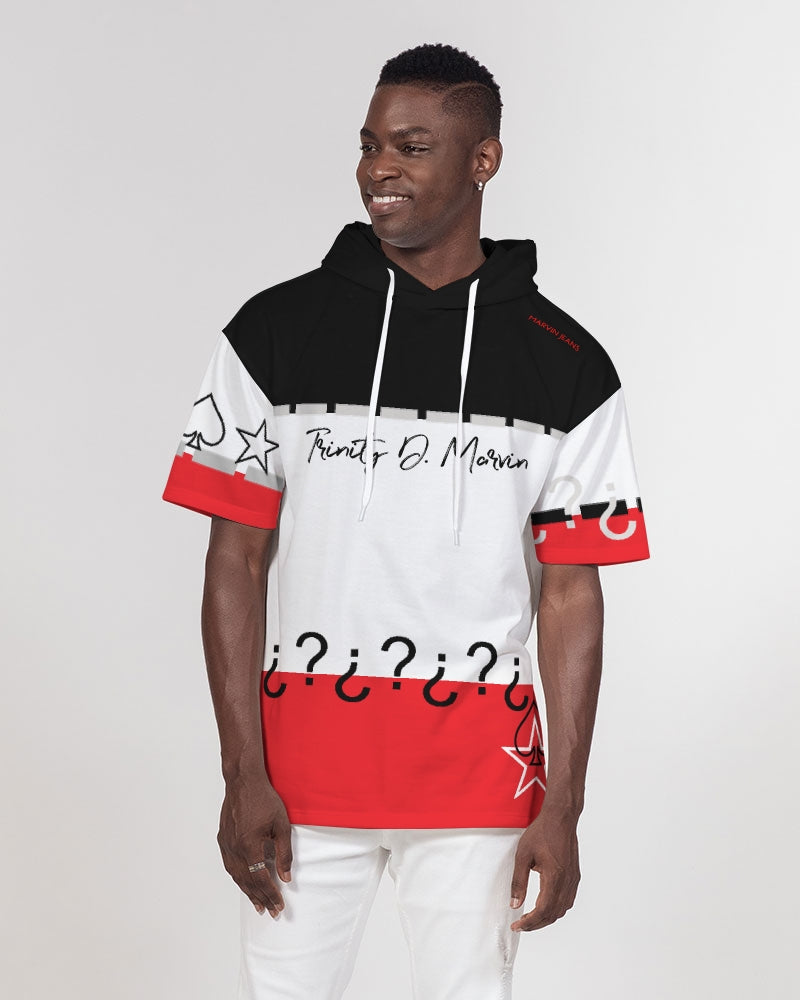 @the MARVIN JEANS company Men's Premium Heavyweight Short Sleeve Hoodie