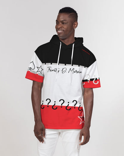 @the MARVIN JEANS company Men's Premium Heavyweight Short Sleeve Hoodie