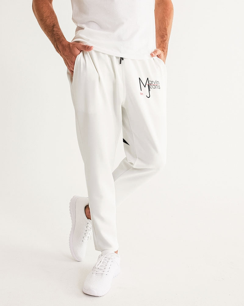 All white MJ by Marvin Jeans and Trinity D Marvin Men's Joggers