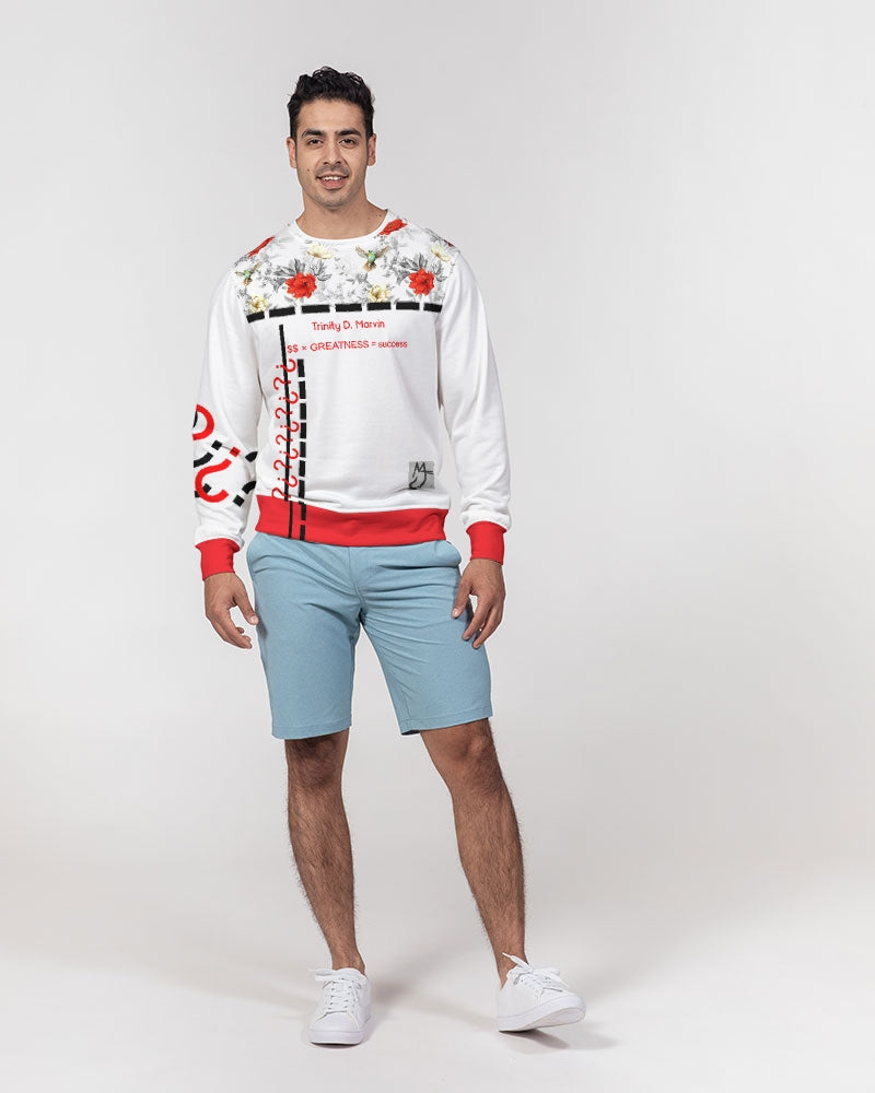 Rose's by Marvin JEANS Men's Classic French Terry Crewneck Pullover