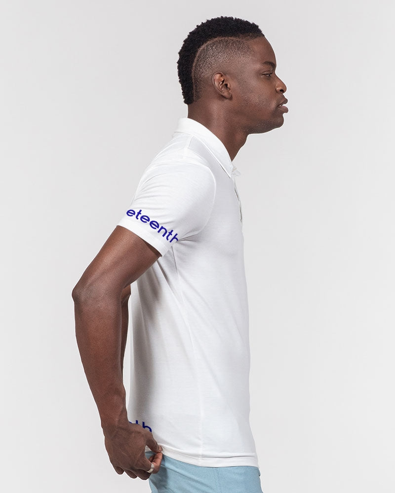 Juneteenth BY MARVIN JEANS Men's Slim Fit Short Sleeve Polo