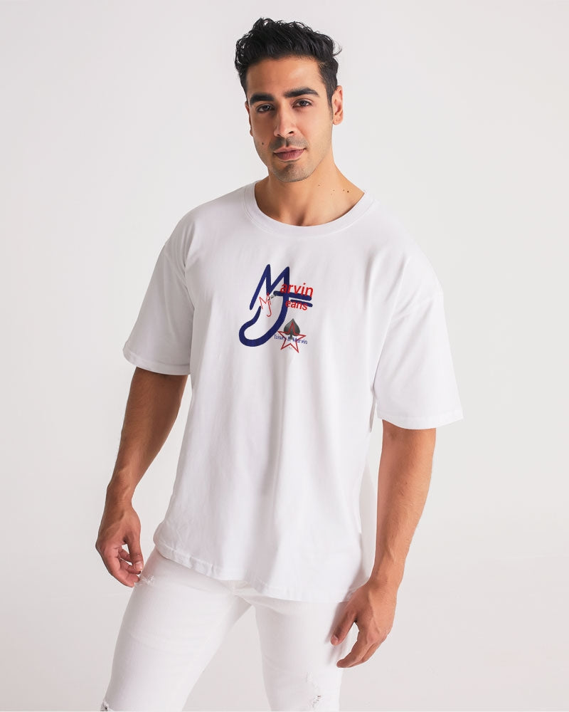 All white 3.1 by Marvin Jeans and Trinity D Marvin Men's Premium Heavyweight Tee