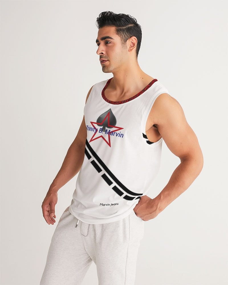 All White New-Legacy  Men's Sports Tank