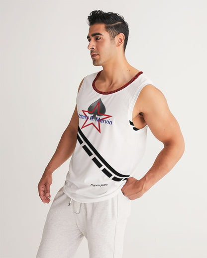All White New-Legacy  Men's Sports Tank