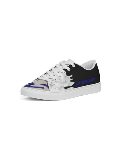 Drip logo tip BY MARVIN JEANS Men's Faux-Leather Sneaker