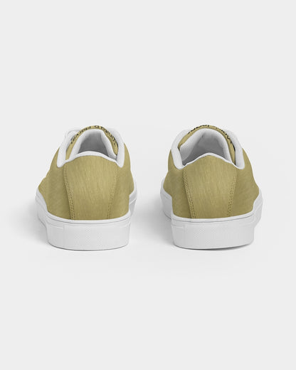 Gold Gator black tip Men's Faux-Leather Sneaker